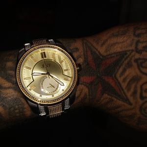 Mens JBW two tone watch